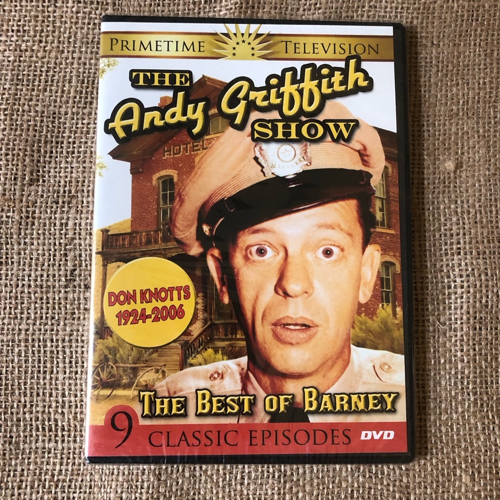 🆕! ‘The Andy Griffith Show - The Best of Barney’ DVD 👮🏼‍♂️